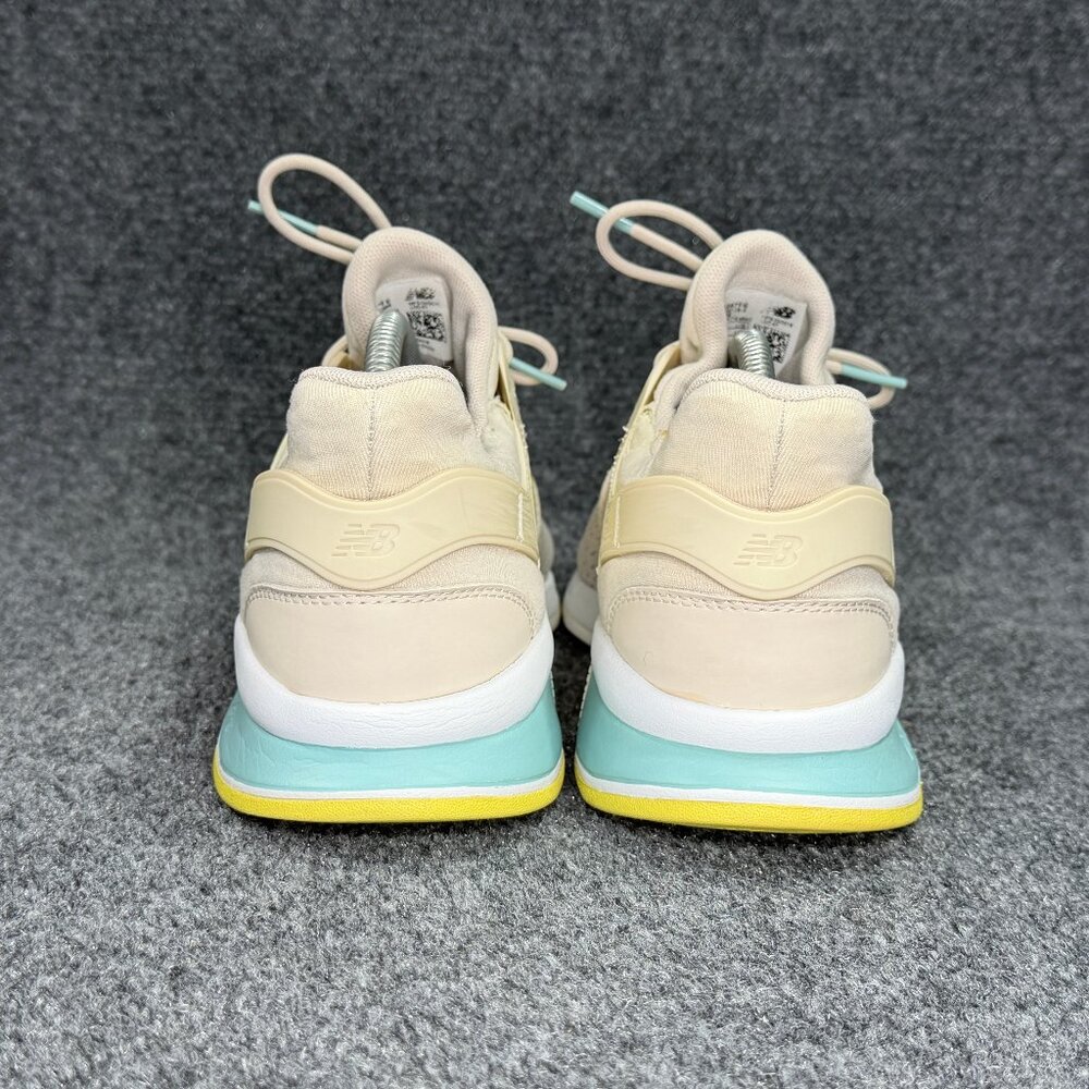 New Balance 247 v2 Running Shoes Women's Size 10 Tan Yellow Blue Athletic Retro - Picture 6 of 14